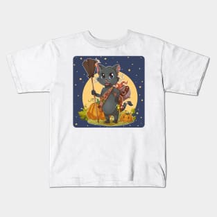 Cat Halloween Kids T-Shirt